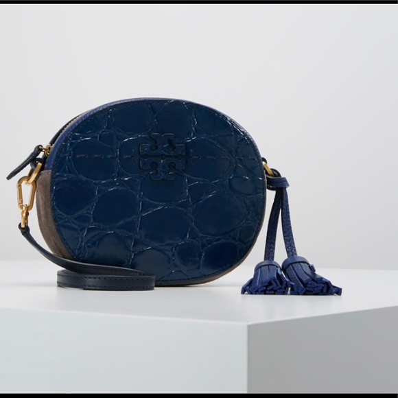 โ๏ธSOLD/Authentic Tory Burch Embossed leather/Crosb - Picture 8 of 8